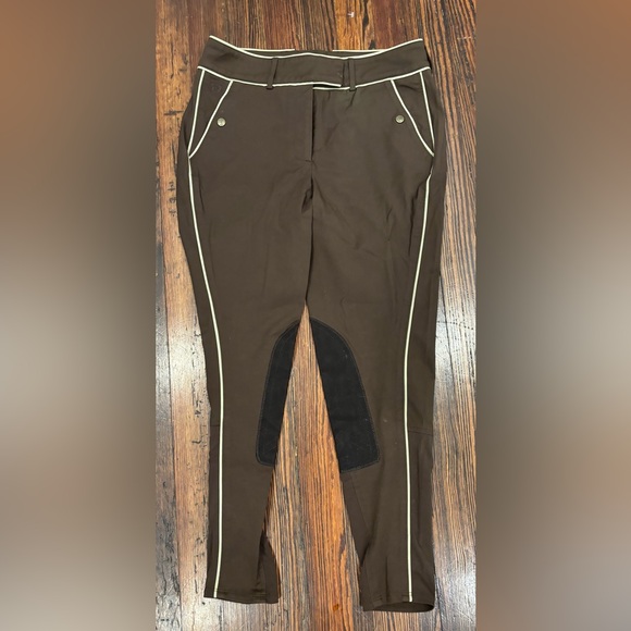 Ariat All Circuit Breeches Equestrian Riding Pant Brown 30” Waist 36” Length - Picture 1 of 5